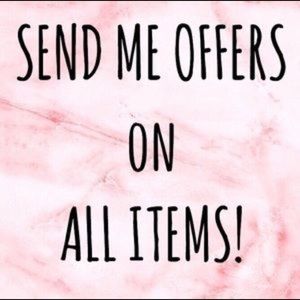 SEND ME OFFERS!😊